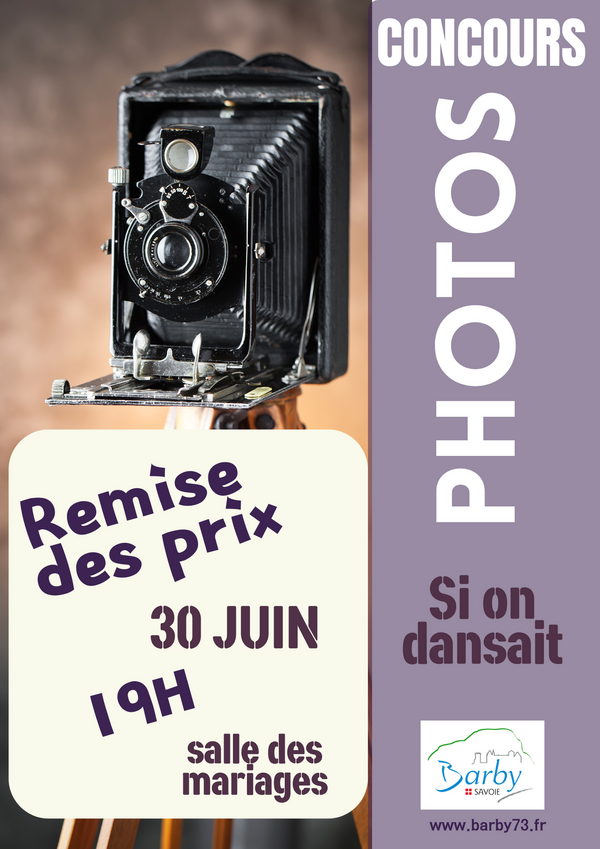 Remise des prix du concours photos